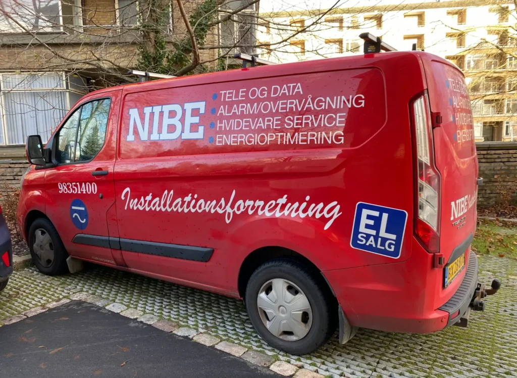 Firmabil fra Nibe Installationsforretning